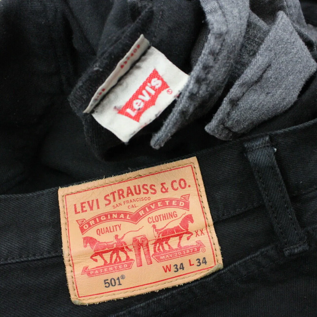 LEVIS 501 Jeans Black | W36 L30