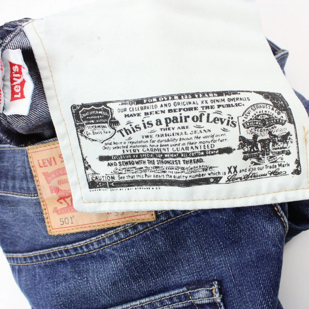 LEVIS 501 Jeans Mid Blue | W33 L32