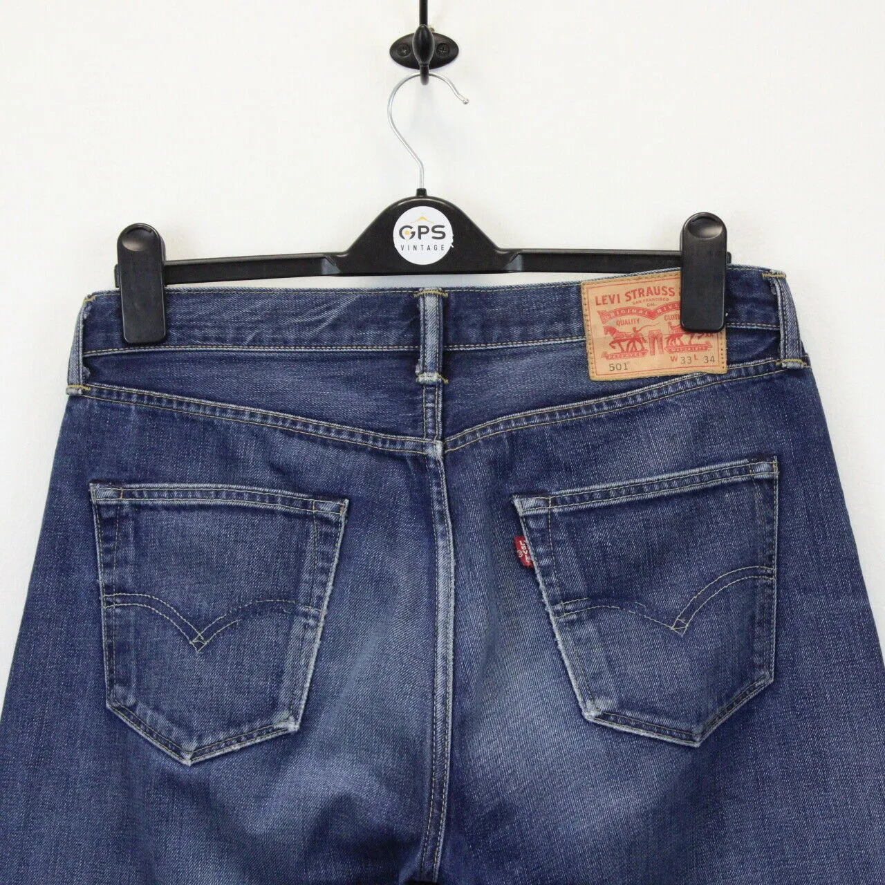 LEVIS 501 Jeans Mid Blue | W33 L32