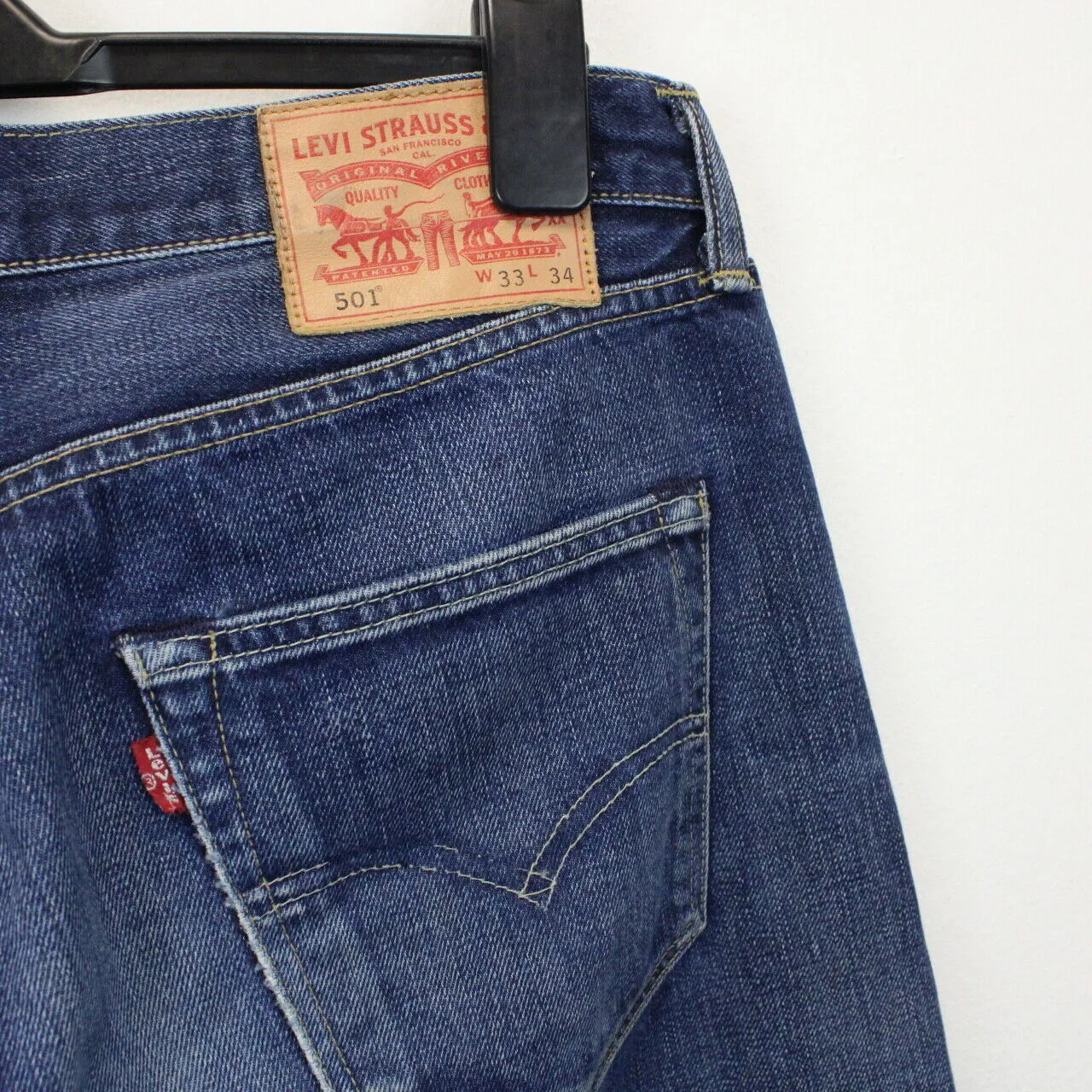 LEVIS 501 Jeans Mid Blue | W33 L32