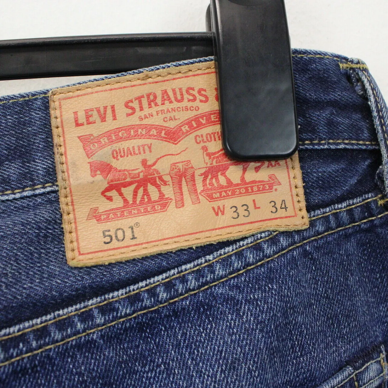 LEVIS 501 Jeans Mid Blue | W33 L32