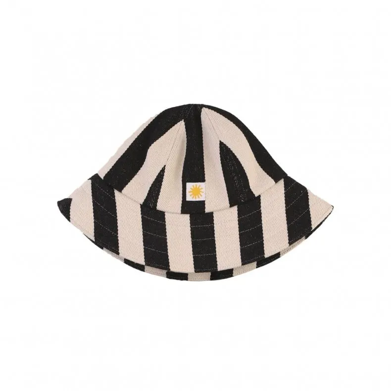 L.F.Markey Lyon Sun Hat (Black Stripe)