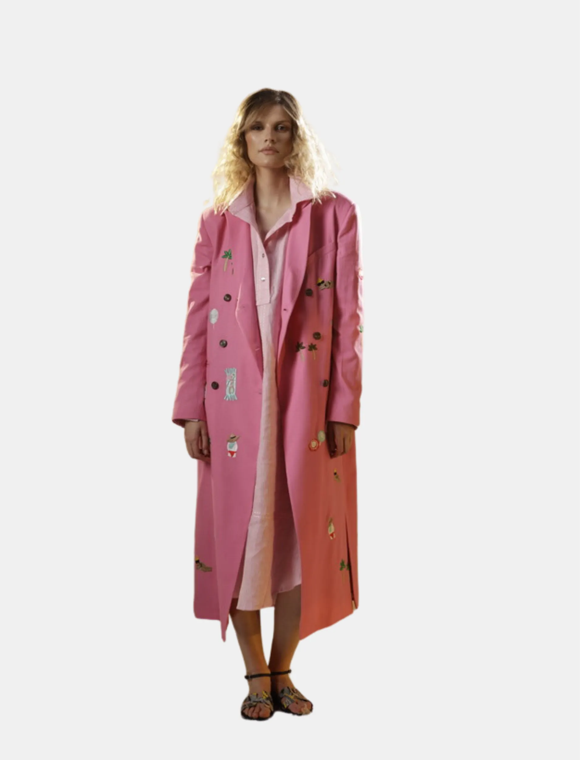 Long Sleeve Beach Coat