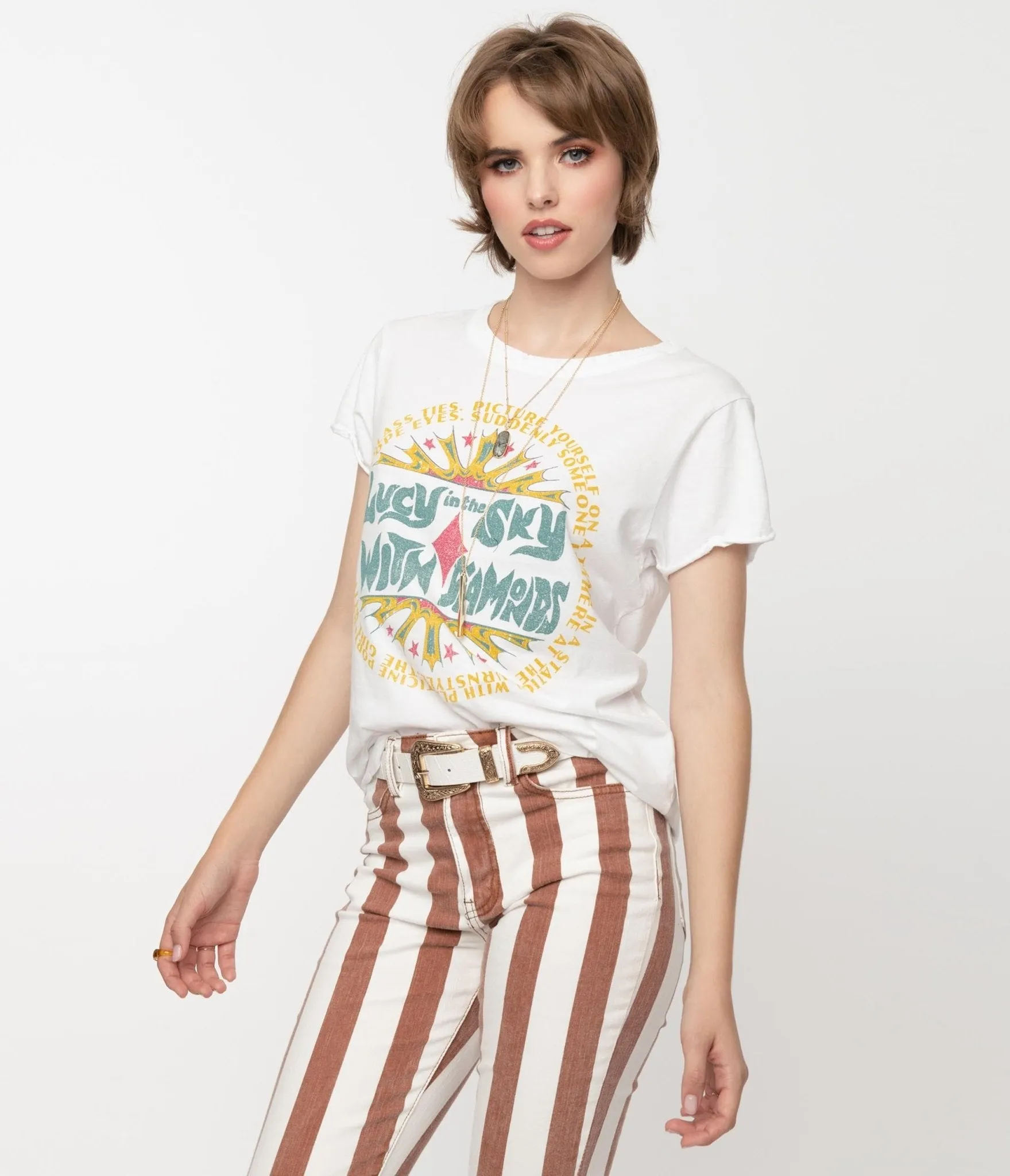 Lucy In The Sky With Diamonds Lyric Graphic Tee