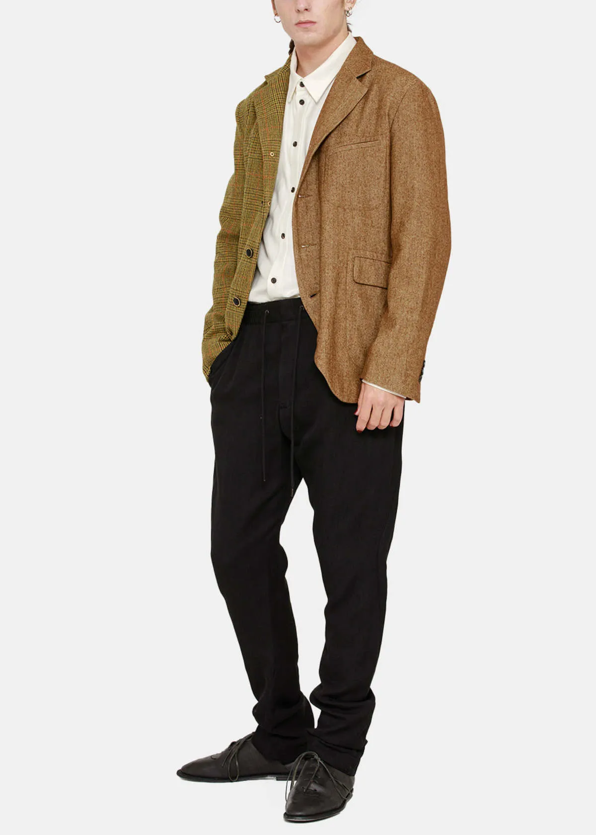 Mango & Brown Spliced Jaxon Jacket - Mango/Brown