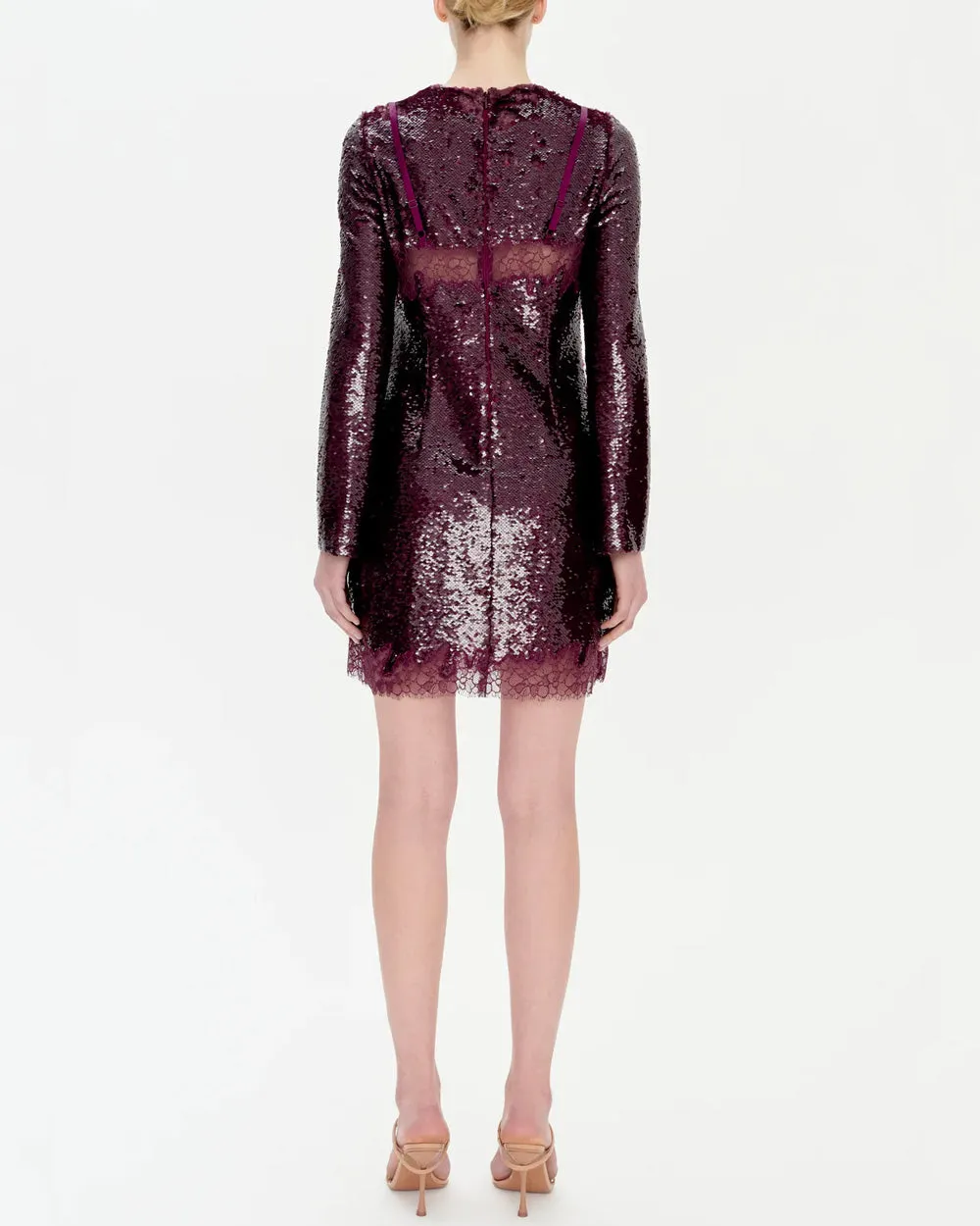 Mangosteen Sequin Mako Mini Dress