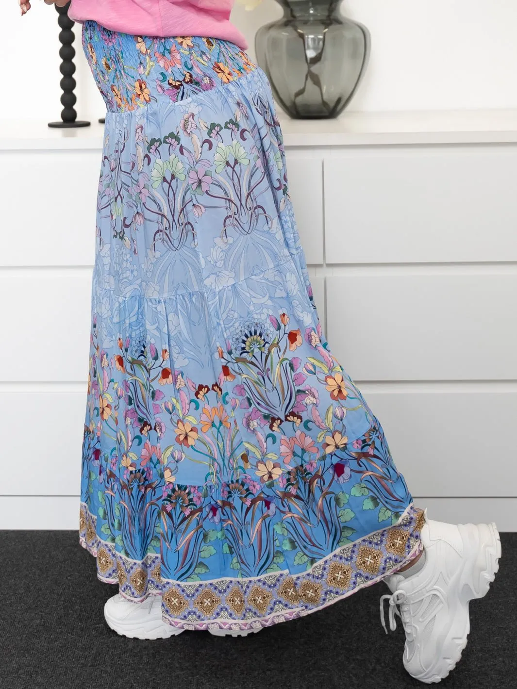 Marta du Chateau Princess skirt 361 tpz print celeste