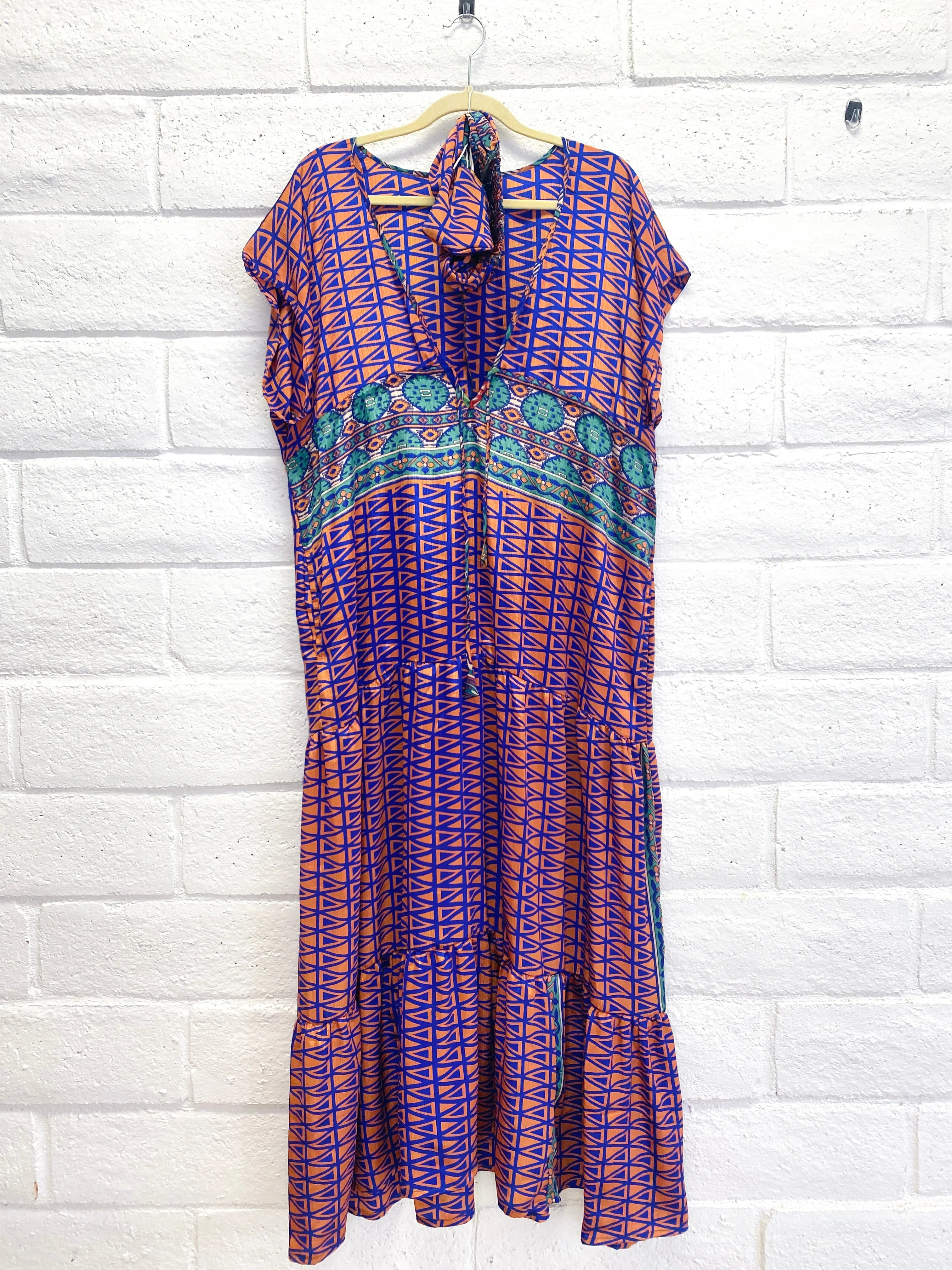 Meadow Dress - M - Geometric