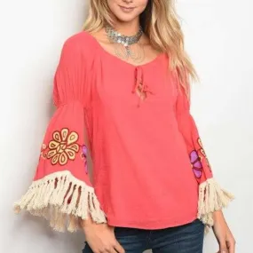 Meadow Embroidered Top