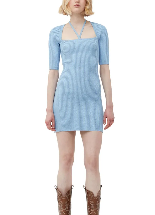 Melange Knit Mini Dress K1893