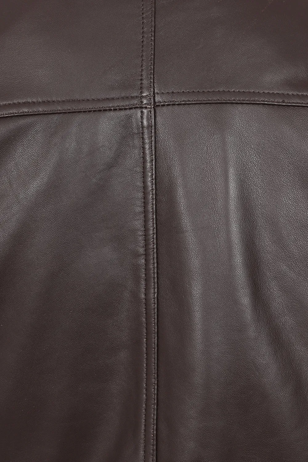 Men's Brown Classic  Length Real Leather Coat 'JERRY'