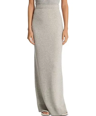 Michael Kors Cashmere Back Slit Maxi Skirt