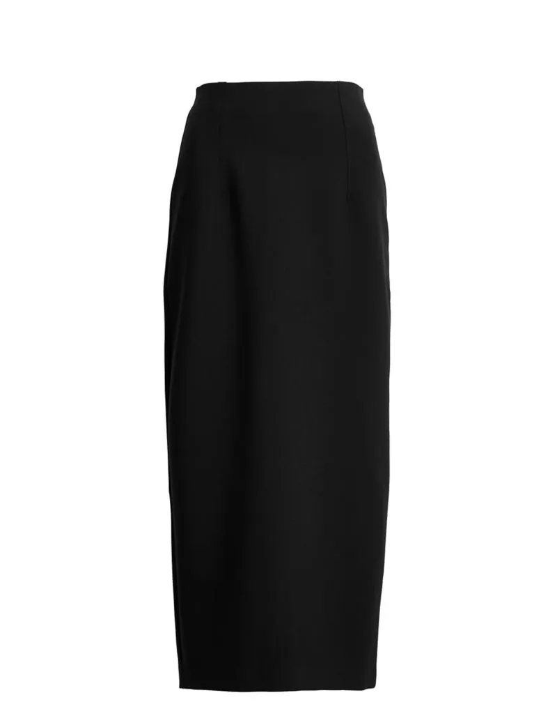 Midaxi Column Skirt