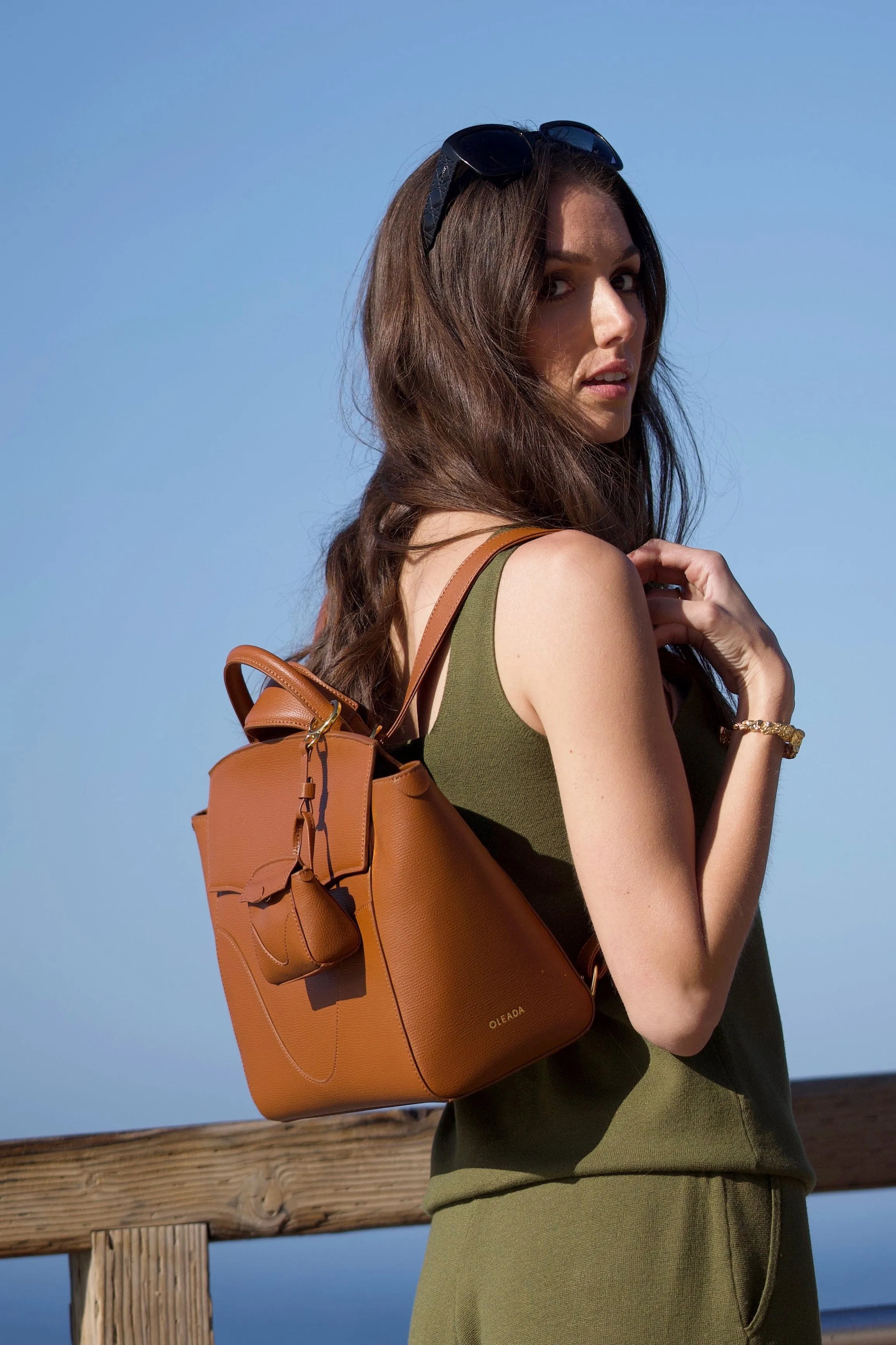 Nano Wavia Bag Chestnut