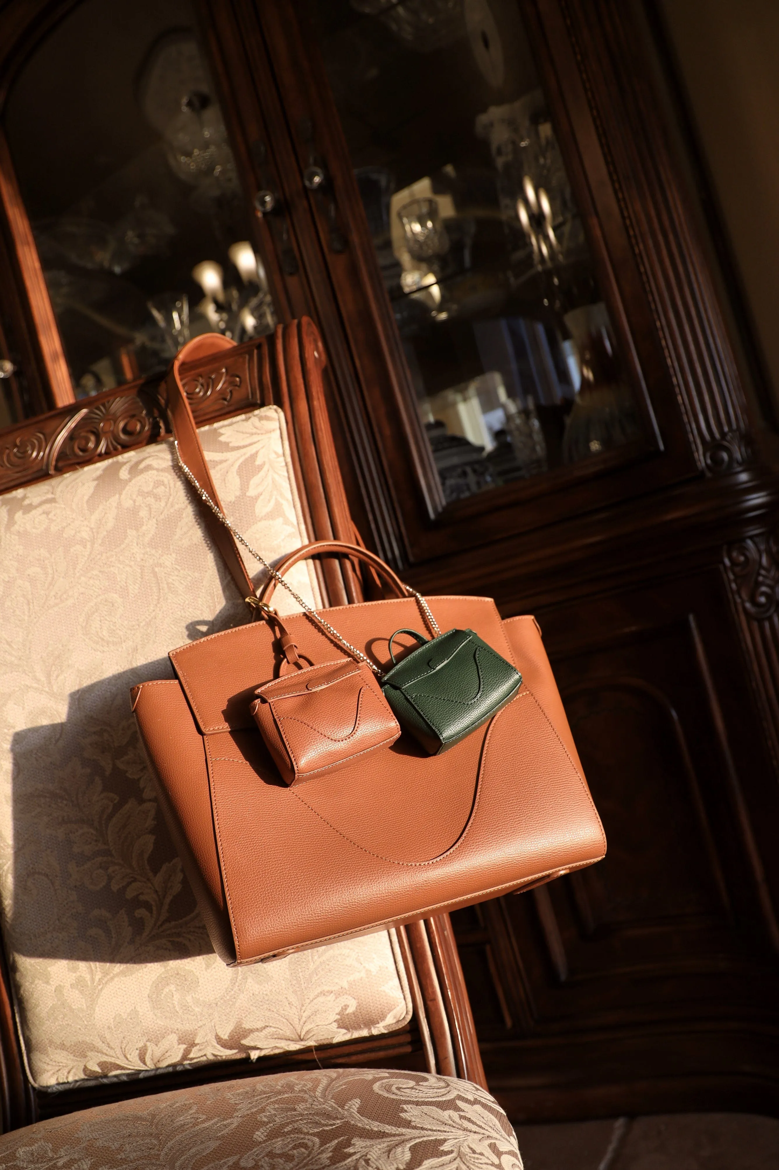 Nano Wavia Bag Chestnut