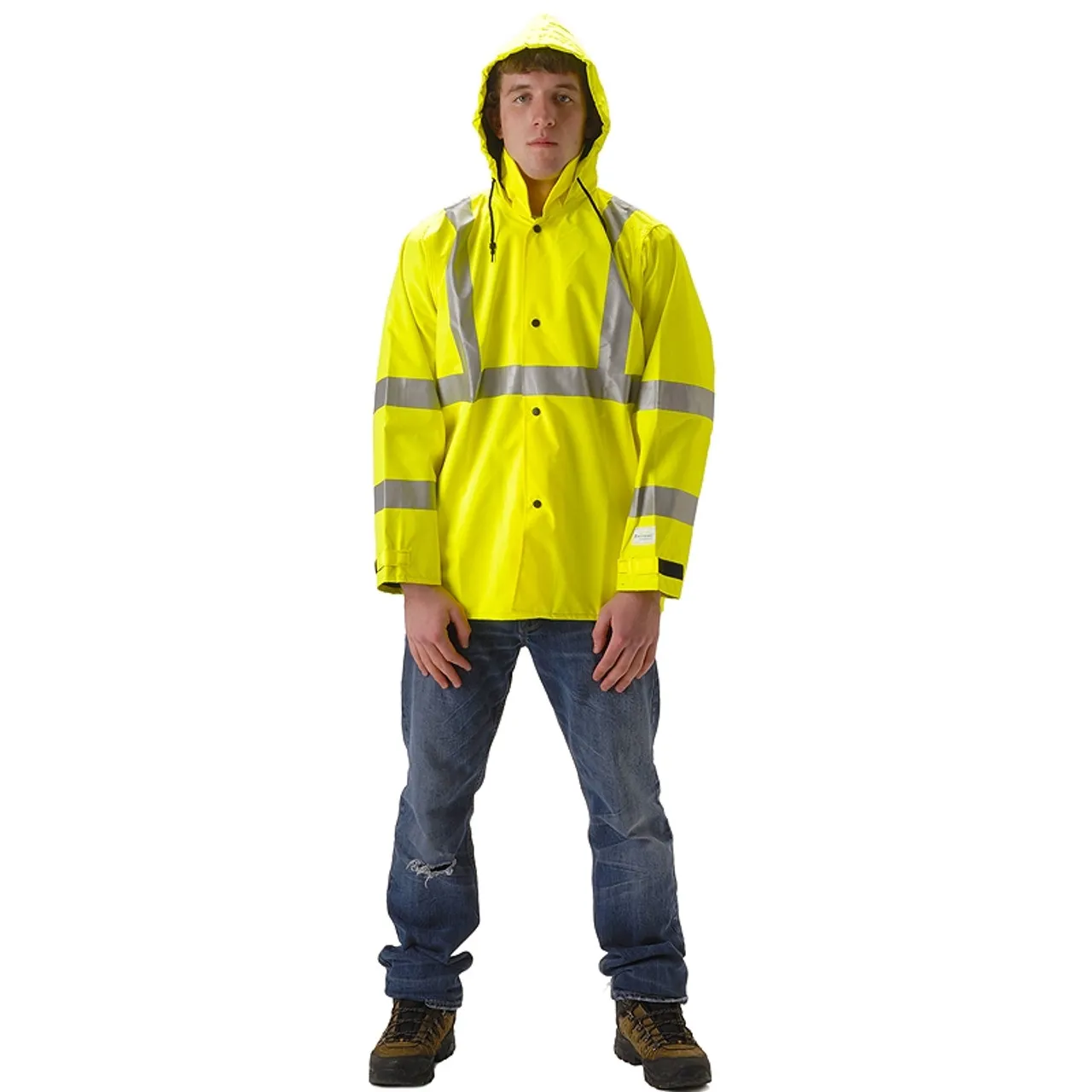 NASCO Class 3 Hi Vis Envisage Rain Jacket 103JFY