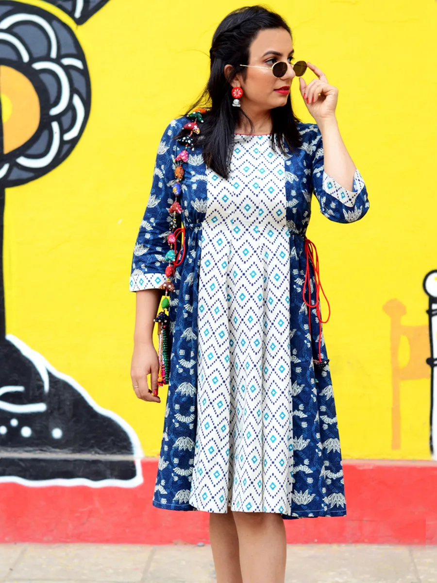 Nohra Indigo Dress