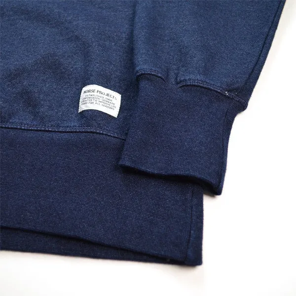 Norse Projects – Vorm Indigo Sweat – Dark Indigo