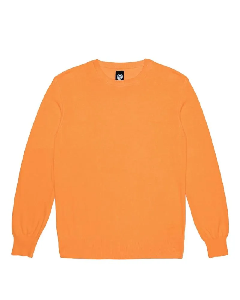 North Sails Pure Cotton Jumper Orange Fluo