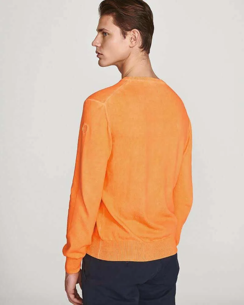 North Sails Pure Cotton Jumper Orange Fluo