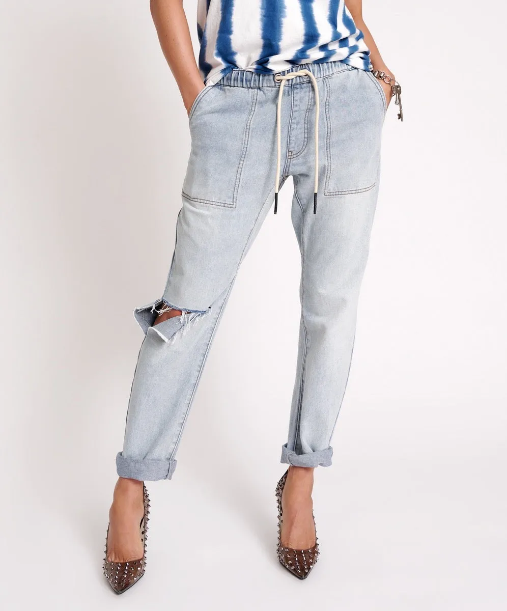 One Teaspoon - Dream Shabbies Drawstring Boyfriend Jeans - Dream