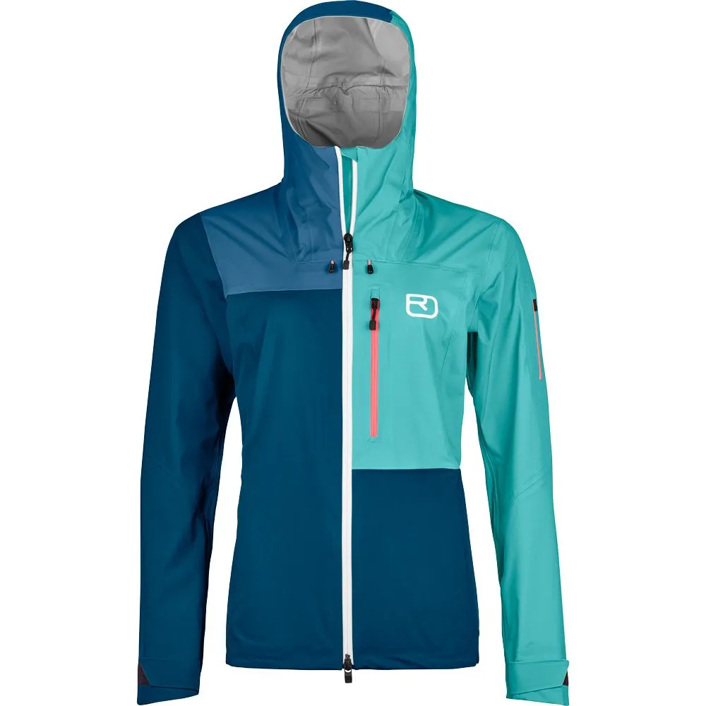 ORTOVOX - 3L Ortler Hardshell Jacket Women petrol blue