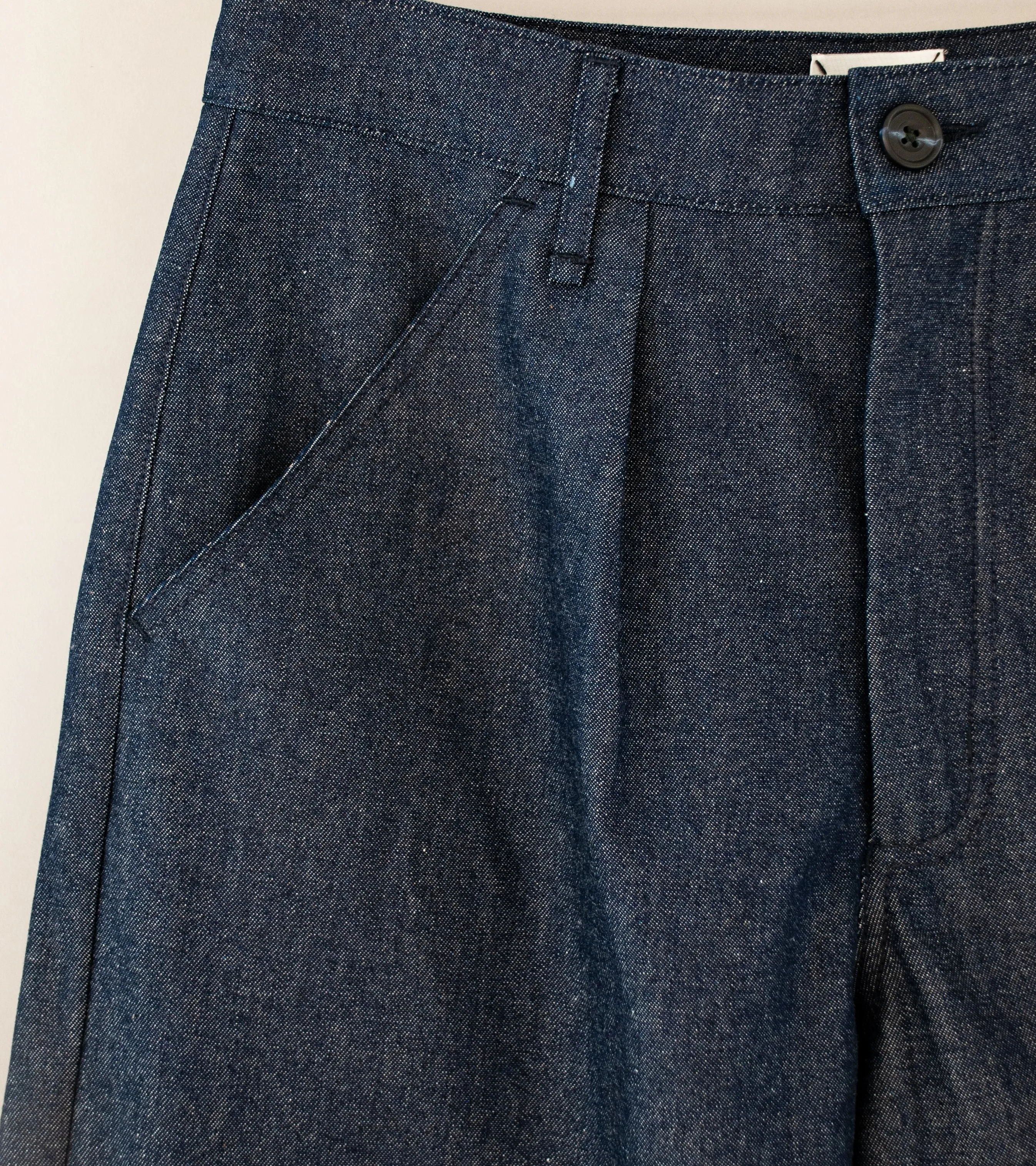 Oshin 'The JR Trouser' (Dark Indigo Cotton Denim)