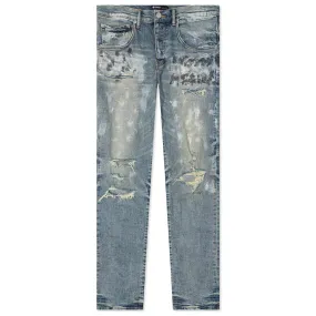 P002 - Worn Mid Indigo Destroy