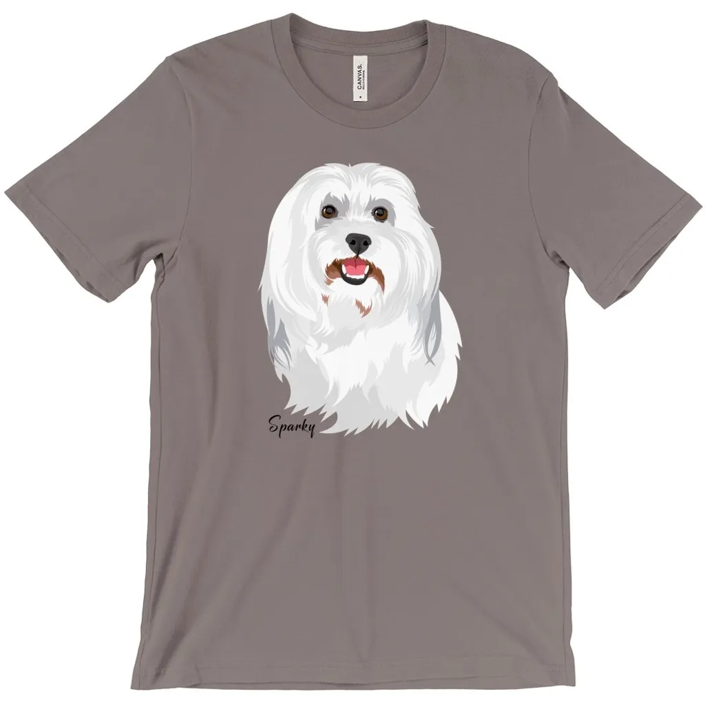 Pet Portrait Custom Unisex Tshirt