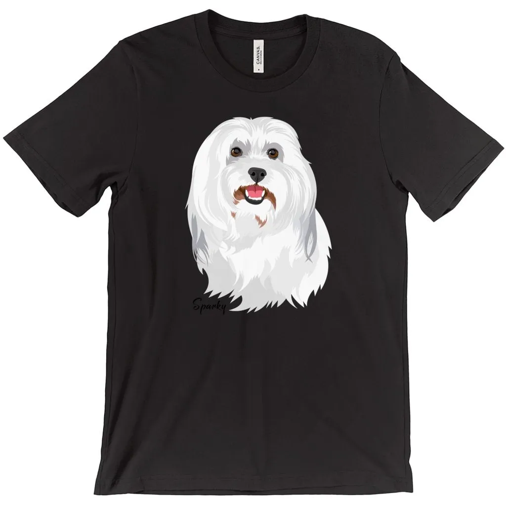 Pet Portrait Custom Unisex Tshirt