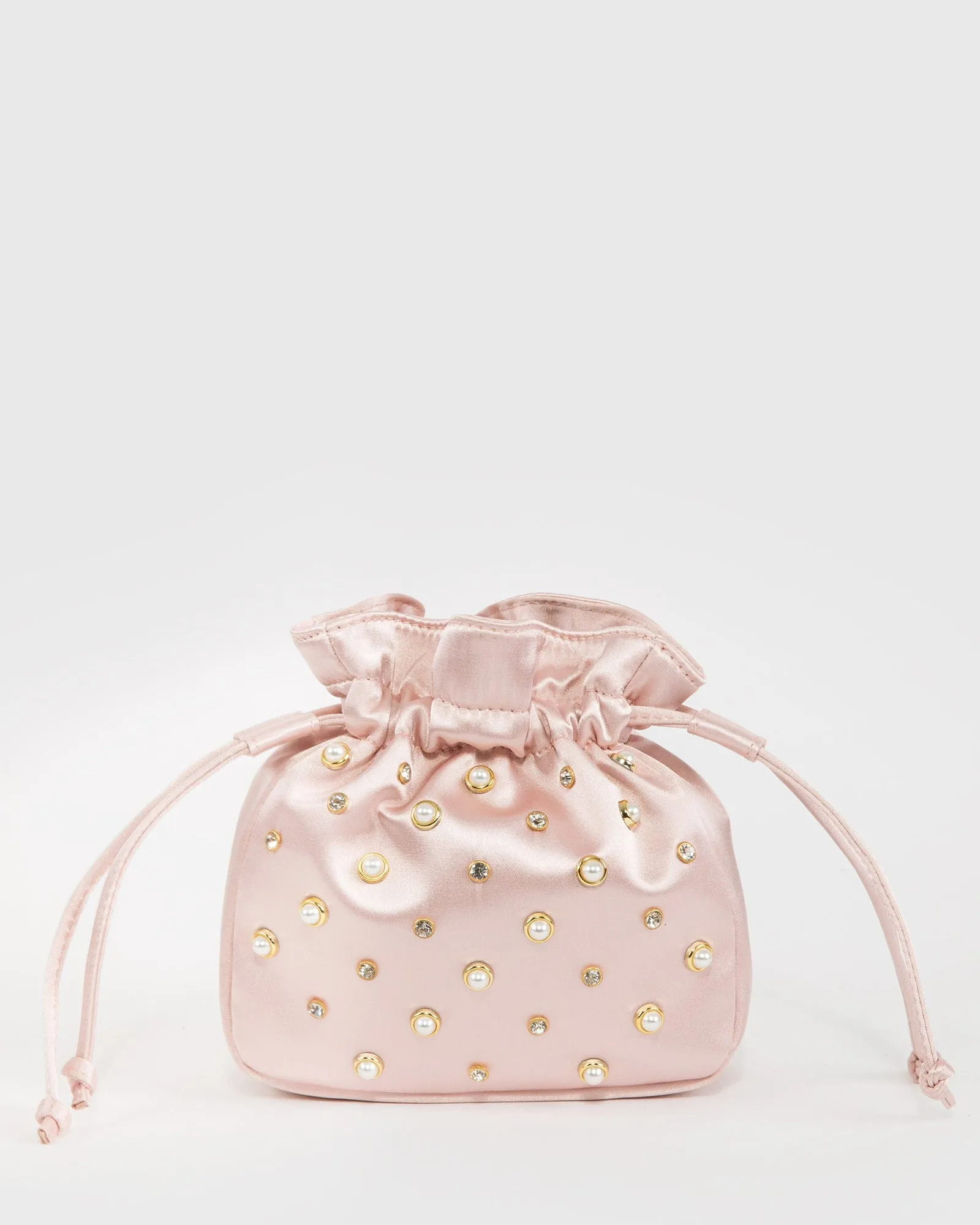 Pink Sofia Pouch Bag