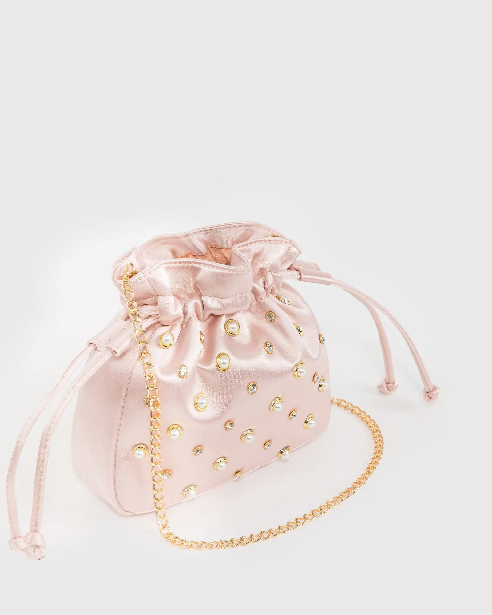 Pink Sofia Pouch Bag