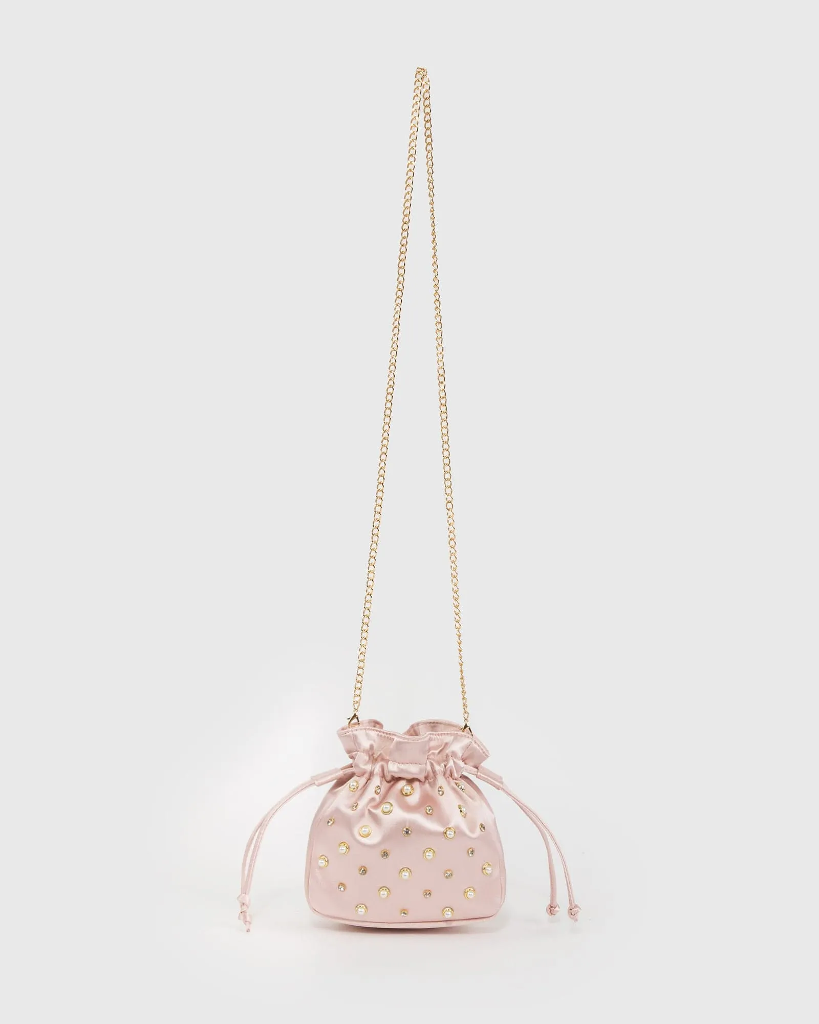 Pink Sofia Pouch Bag