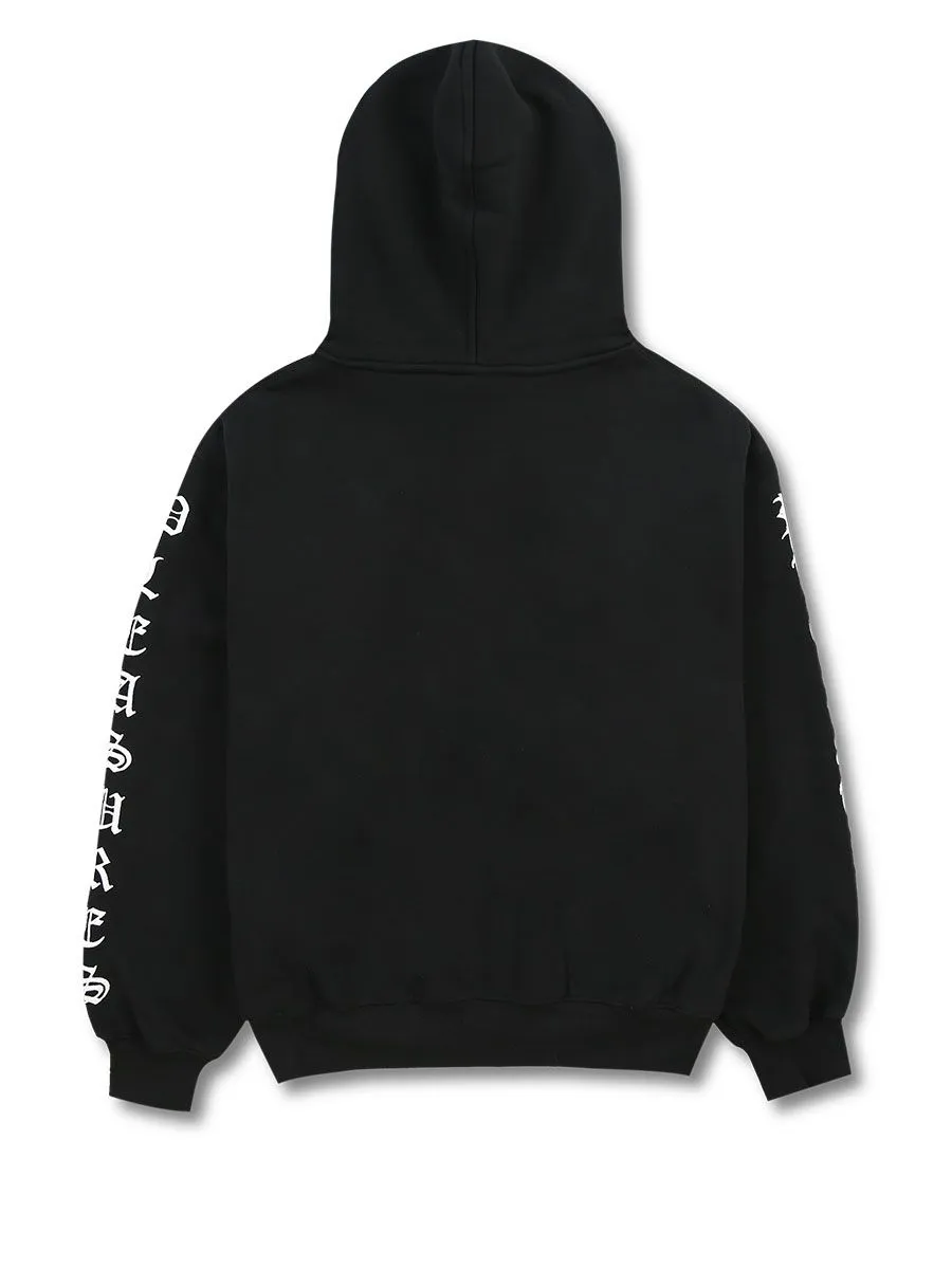 Pleasures Oe Zip Up Hoody - Black