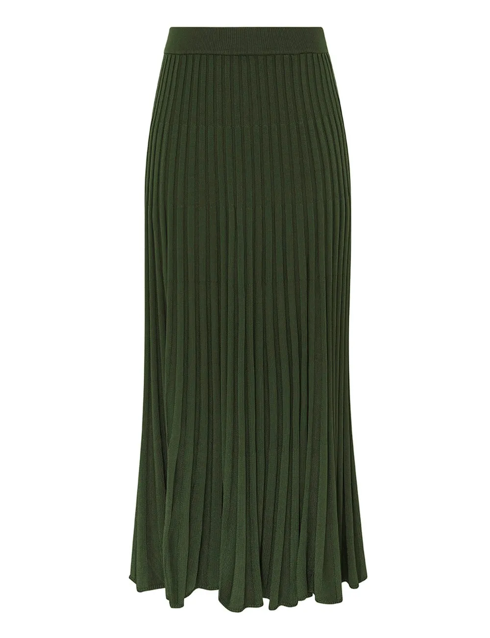 Pleated Midi Skirt