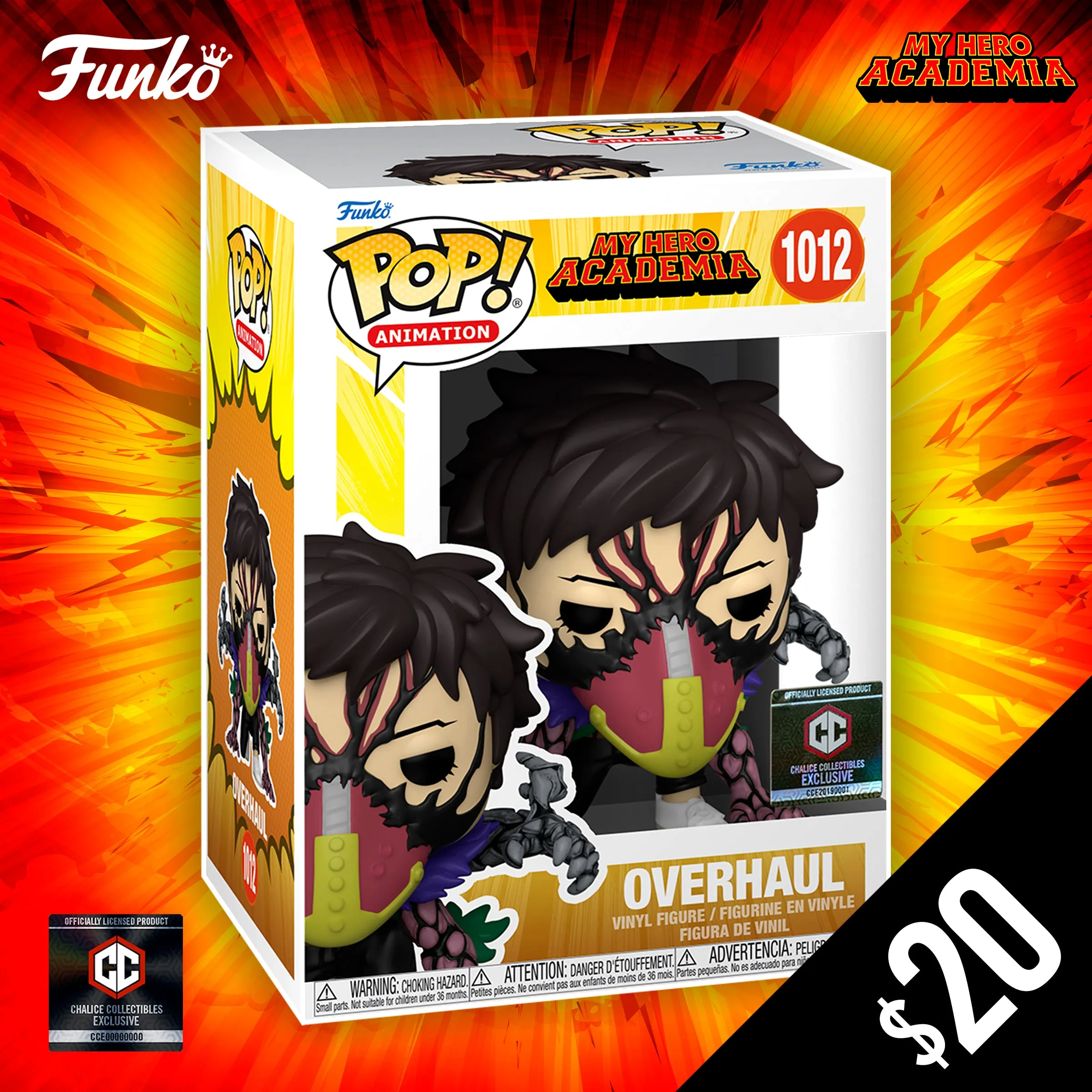 Pre-Order: Funko Pop! My Hero Academia: Chalice Exclusive: Overhaul #1012