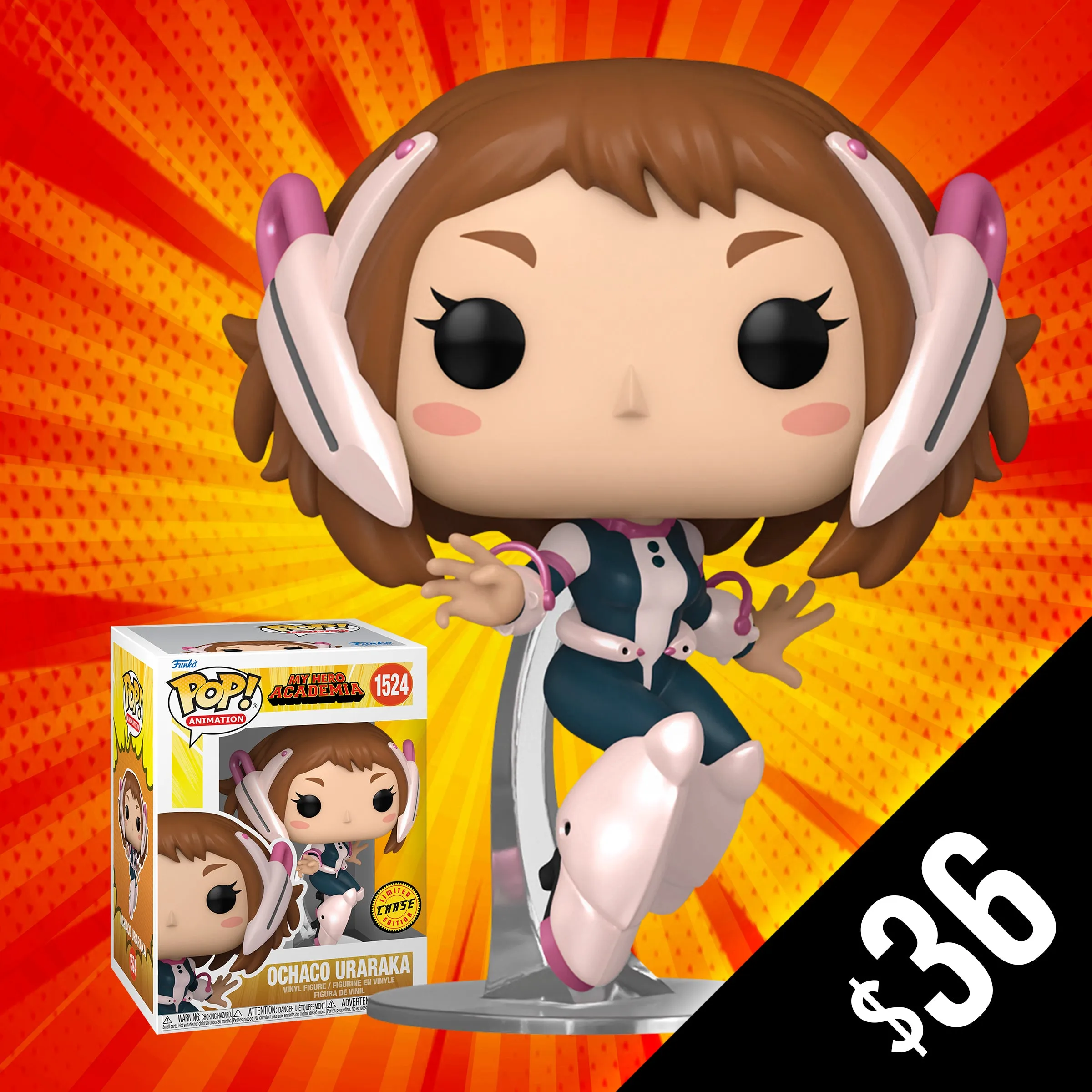 Pre-Order: Funko Pop! My Hero Academia: Ochaco #1524 (CHASE)