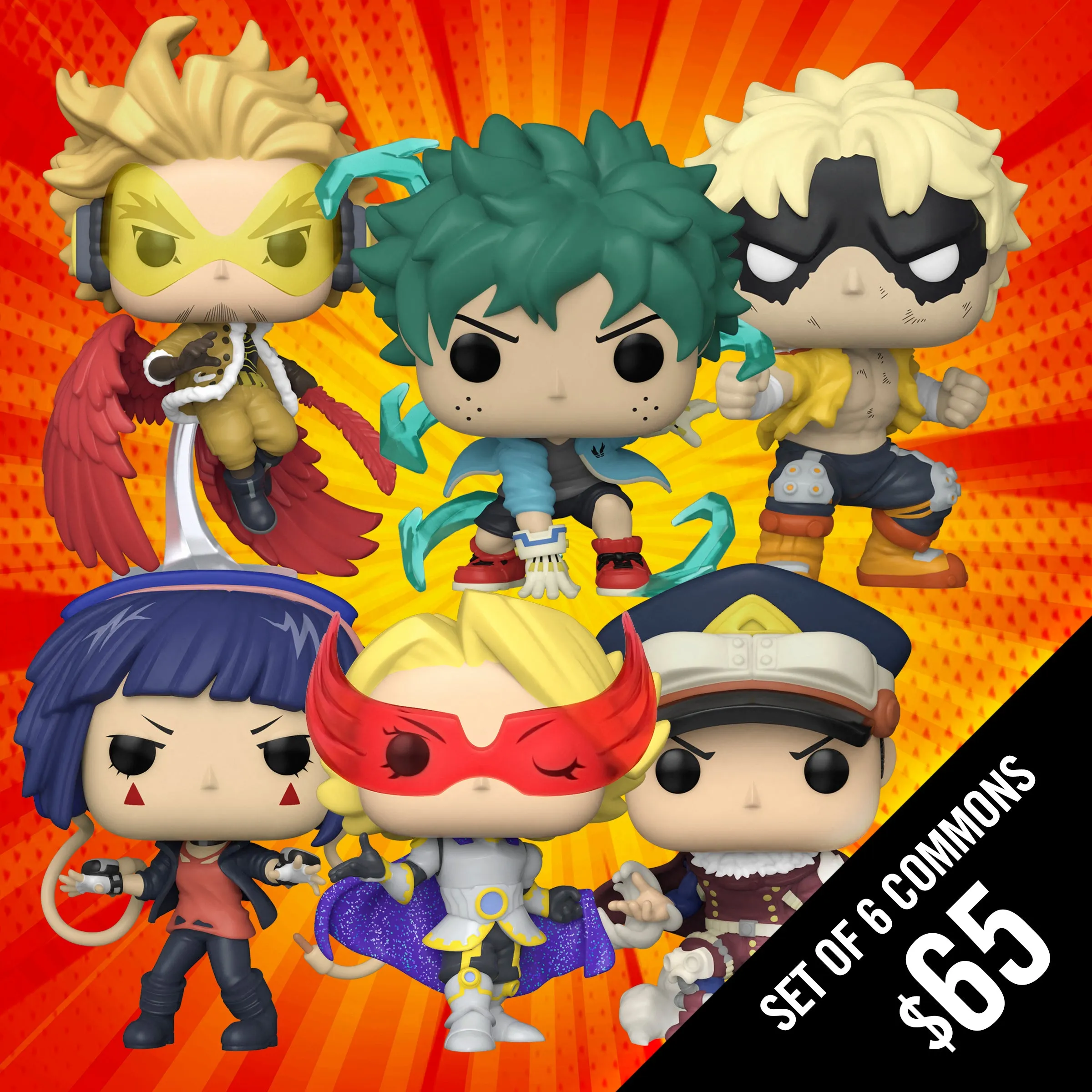 Pre-Order: Funko Pop! My Hero Academia S6 (Set of 6 Commons)