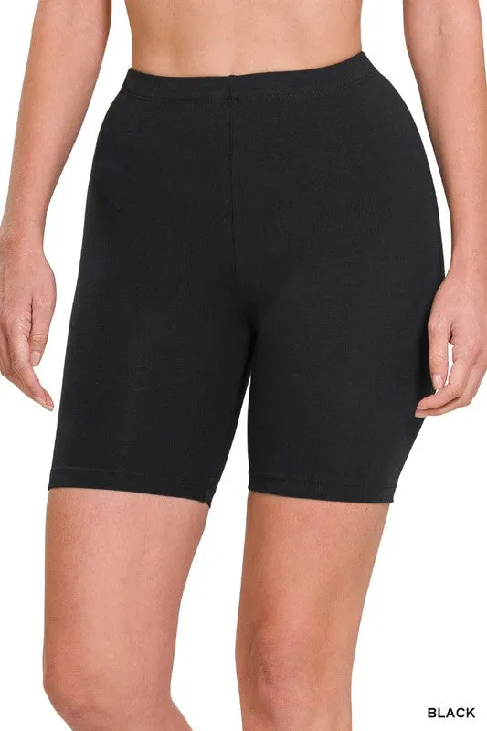 PREMIUM COTTON BIKER SHORTS (9 Colors)