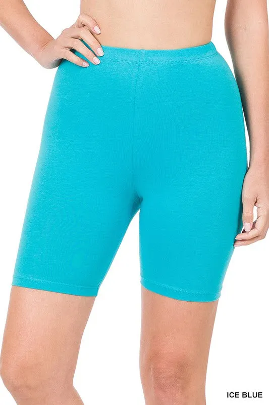 PREMIUM COTTON BIKER SHORTS (9 Colors)