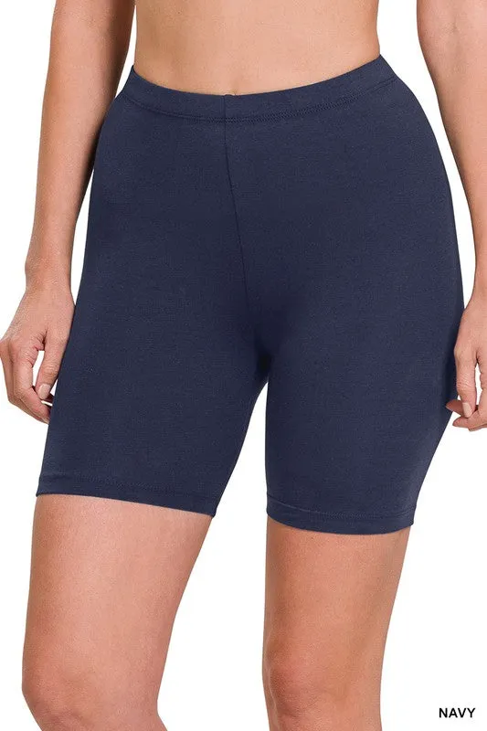 PREMIUM COTTON BIKER SHORTS (9 Colors)