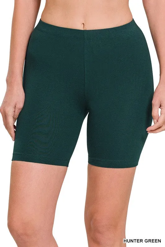 PREMIUM COTTON BIKER SHORTS (9 Colors)