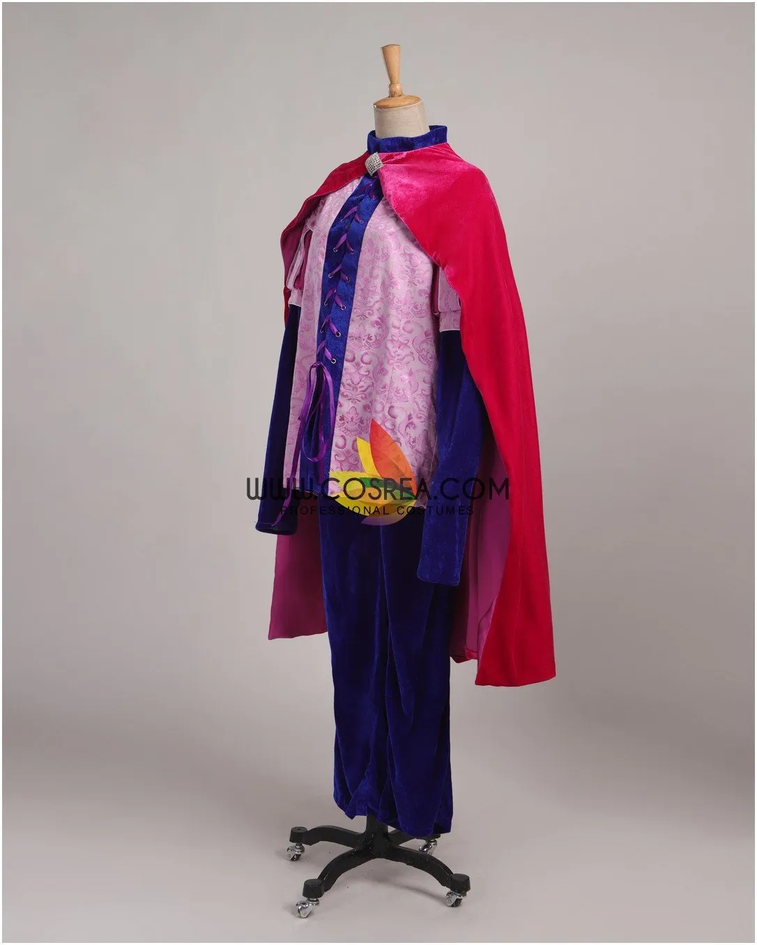 Prince Phillip Sleeping Beauty Brocade Satin Cosplay Costume