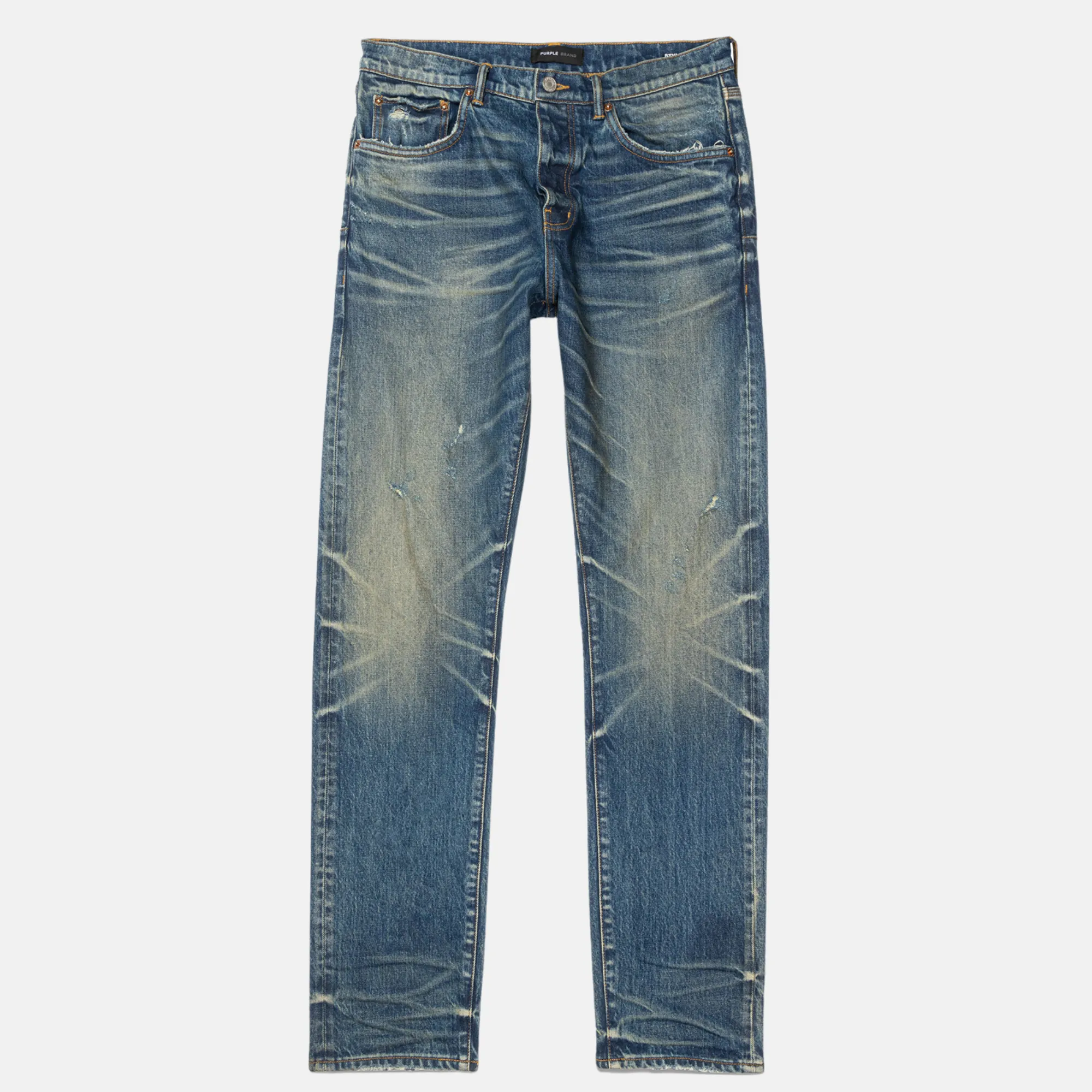 Purple Brand Mid Indigo 2 Year Dirty Fade Jeans