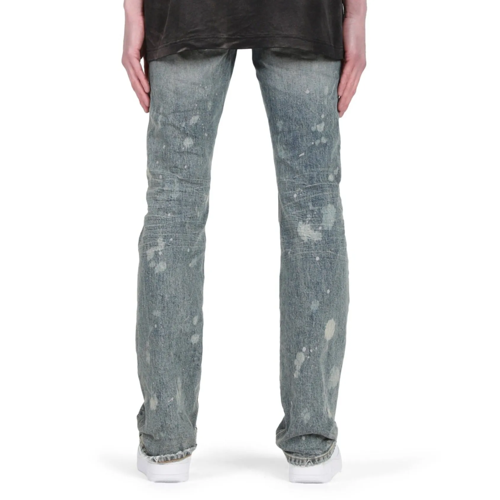 Purple Brand Mid Indigo Acid Bleach Jean