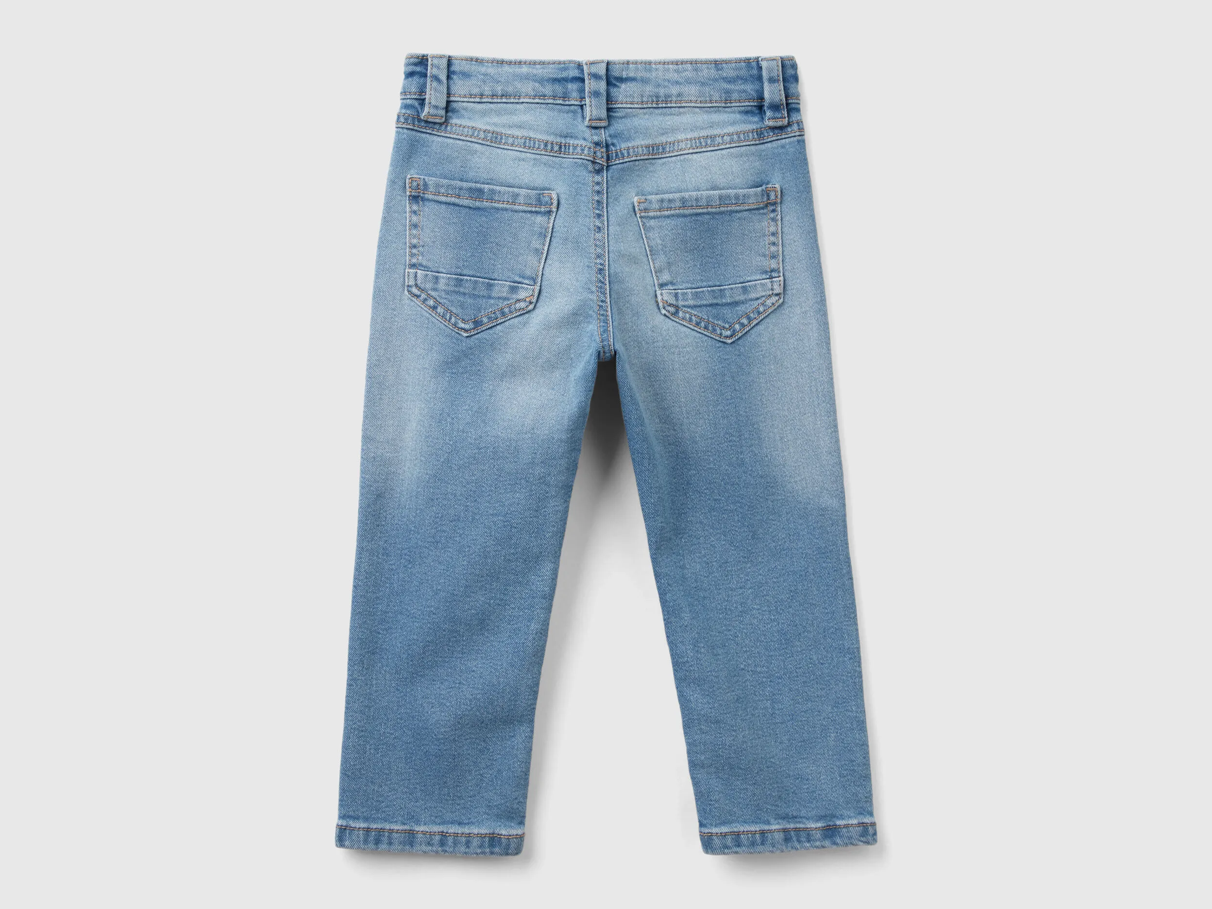 "Eco-Recycle" five-pocket jeans - Sky Blue | Benetton