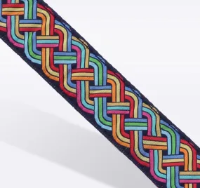 Rainbow Braid Bag Strap