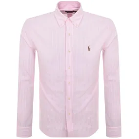 Ralph Lauren Knit Oxford Shirt Pink