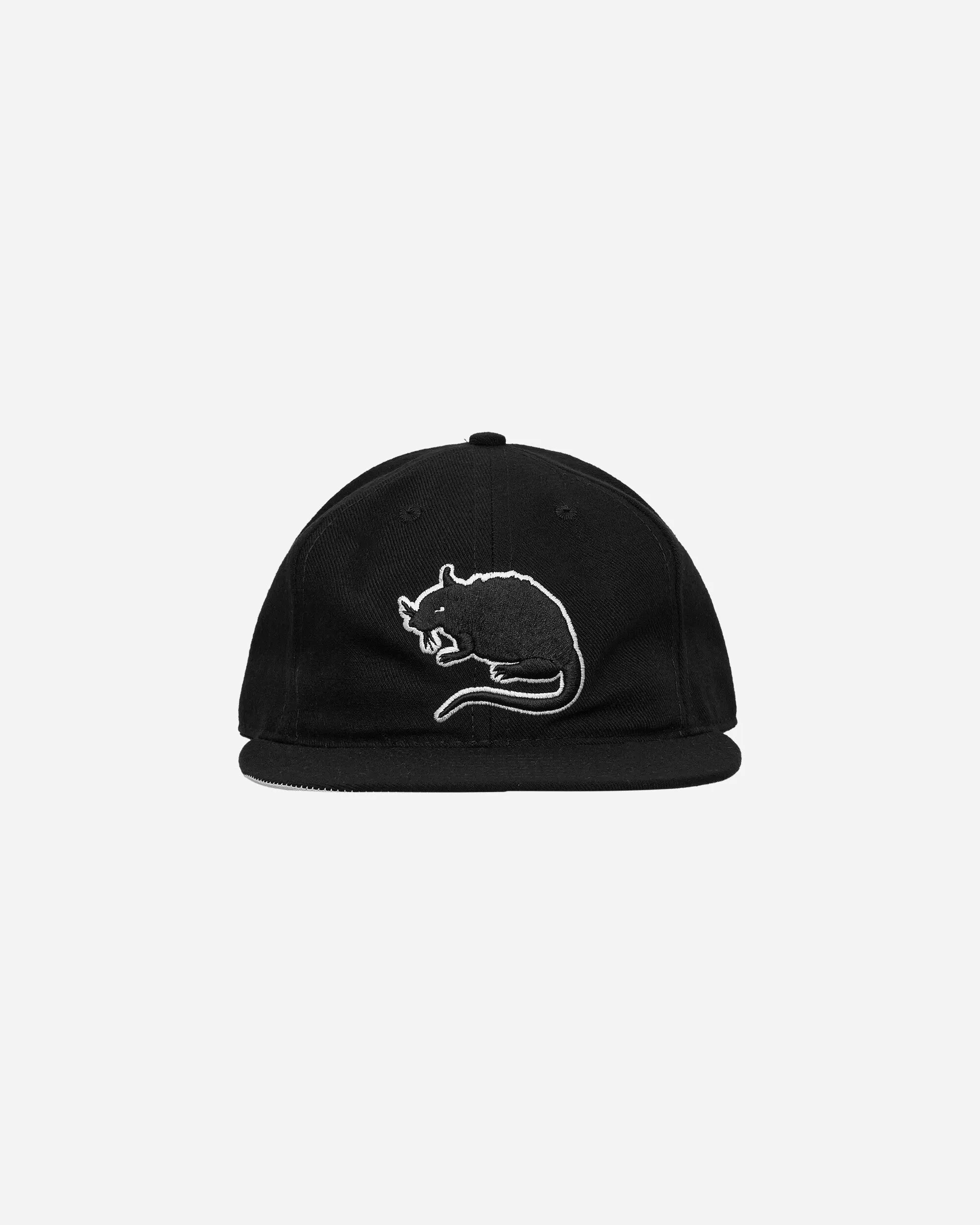 Rat Logo Fitted Hat Black