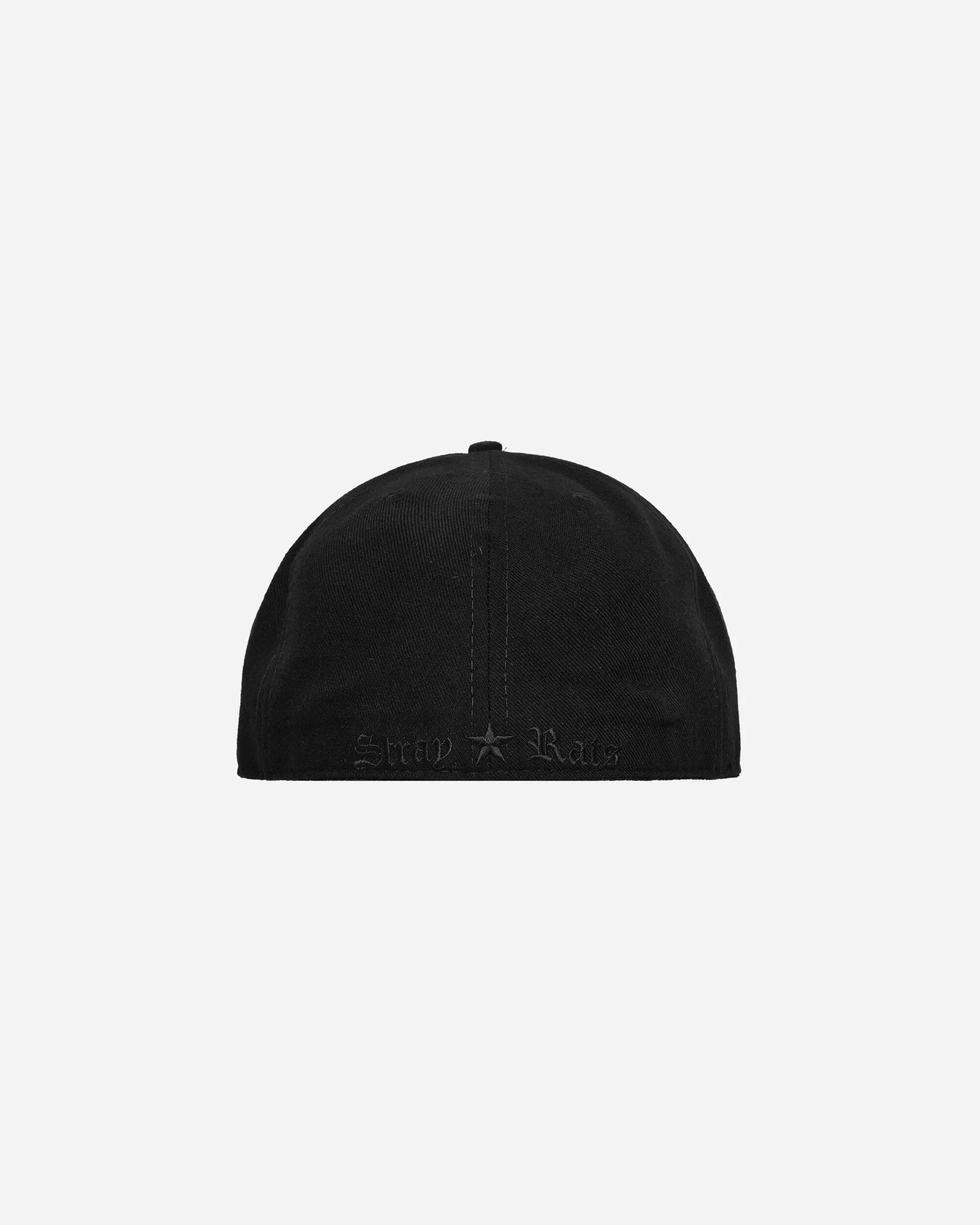 Rat Logo Fitted Hat Black